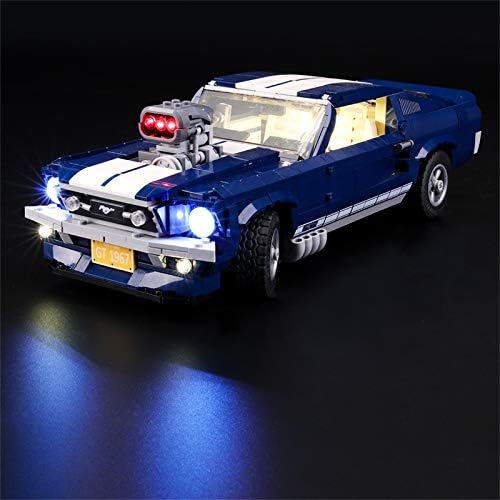 LIGHTAILING Light Set for (Creator Expert Ford Mustang) Building Blocks Model - Led Light kit Compatible with Lego 10265(NOT Included The Model) Lightailing