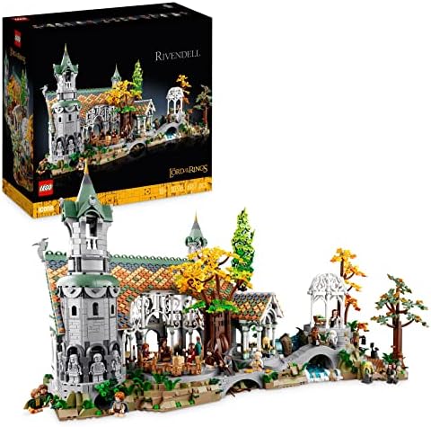 LEGO Icons The Lord of The Rings: Rivendell Building Model Kit for Adults, Construct and Display a Middle-Earth Valley with 15 Minifigures, A Great Gift for LOTR Fans and Movie-Lovers, 10316 Lego