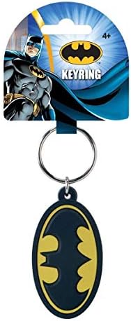 DC Batman vs Superman Wonder Woman Logo Brass Pewter Key Ring Dc