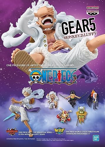 Banpresto - One Piece - The Monkey D. Luffy (Gear 5), Bandai Spirits King of Artist Figure Banpresto