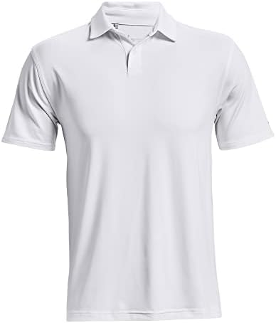 Under Armour UA Crstbl T2G Polo - 1368124-100 - White/Pitch Gray - M Under Armour