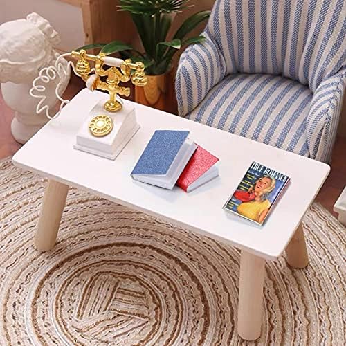 HOMICO 33 Pcs Miniatures Dollhouse Books 1:12 Scale Mini Books Dollhouse Decoration Accessories for Dollhouse Library Study Room Bedroom DIY Craft Gifts for Girls Boys Homico