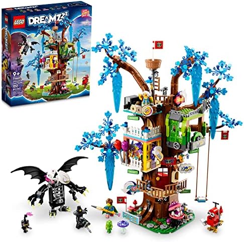 Lego DREAMZzz Fantastical Tree House 71461 Features 3 Detailed Rooms, Building Toy for Kids Ages 9+ with Big Imaginations, Includes Mrs. Castillo, Izzie, Mateo and The Night Hunter Minifigures Lego