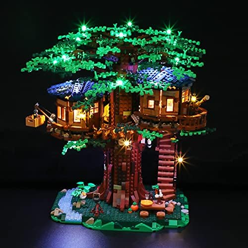 LIGHTAILING Led Lighting Kit for Lego- 21318 Tree-House Building Blocks Model:Remote-Control Version - LED Light Set Compatible with Lego Model(Not Include Lego Model) Lightailing