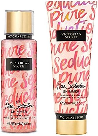 Victoria's Secret Pure Seduction Shimmer Bundle Fragrance Mist and Fragrance Lotion Victoria's Secret