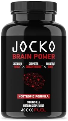 Jocko Fuel Discipline GO Brain Booster - Nootropic Dietary Supplements for Memory & Focus - PreWorkout Energy & Focus Supplement (90 Capsules) Jocko Fuel