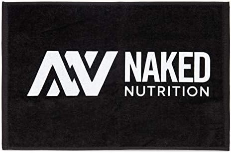 Naked Nutrition Gym Towel - Black Naked Nutrition