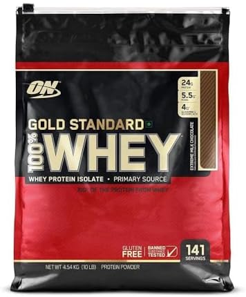 Optimum Nutrition 100 % Whey Chocolate Gold Standrad, 5.64 Pound Optimum Nutrition