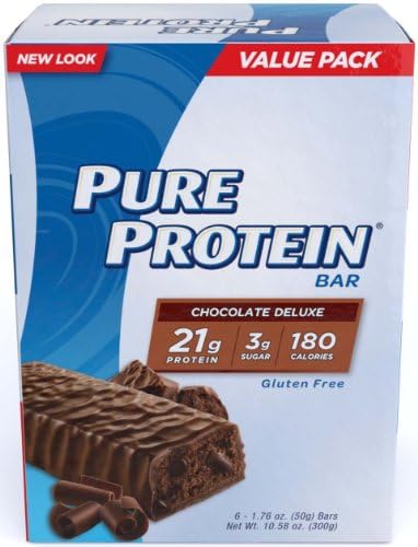 PURE PROTEIN Pure Protein Bar, 6 (50 g) Bars, Chocolate Peanut Butter Pure Protein