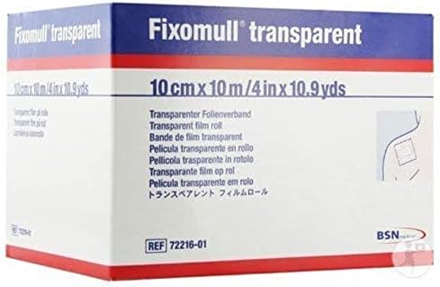 BSN Medical 16014 Tape Fixomull Dressing 4" x 11 yard, Transparent Bsn