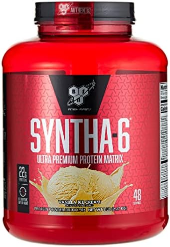 BSN SYNTHA-6 Protein Powder, Vanilla Ice Cream, 80 Ounce Bsn