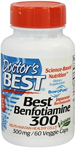 Doctor's Best, Benfotiamine with BenfoPure, 300 mg, 60 Veggie Caps Doctor's Best