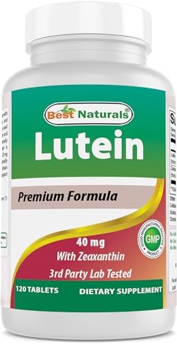 Best Naturals Lutein 40 mg with Zeaxanthin- 120 Tablets Best Naturals