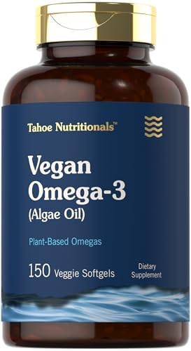 Carlyle Vegan Omega 3 Supplement | 150 Softgels | from Algae Oil | Non-GMO & Gluten Free | by Tahoe Nutritionals Carlyle