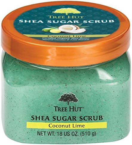 Tree Hut Sugar Body Scrub 18 Ounce Coconut Lime Shea (532ml) (6 Pack) Tree Hut