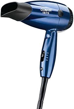 Conair Ion Shine Dual Voltage 1875 Watt Compact Folding Hair Dryer Conair