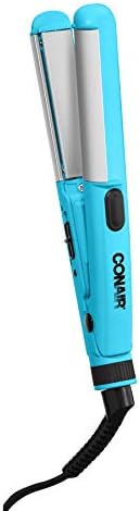 Conair Mini Dual Deluxe Styler; Add Curls and Waves - or - Straighten; Perfect for On-The-Go Styling Conair