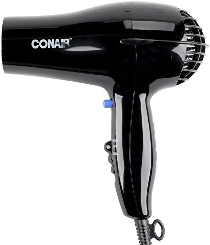 Conair 047BW Black 2 Heat / 2 Speed Hair Dryer - 1600W Conair