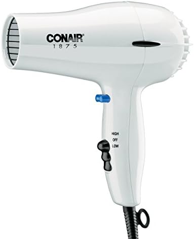 Conair 247W White Compact Hair Dryer - 1875W Conair