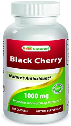 Best Naturals Black Cherry 1000 Mg Capsule, 180 Count Best Naturals