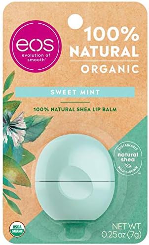 eos Smooth Lip Balm Sphere, Sweet Mint 1 ea(pack of 2) eos