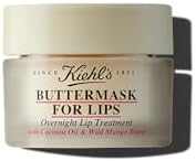 Kiehl's Buttermask For Lips, Hydrating Overnight Lip Mask, Nourishes & Restores Dry Lips, Intense Hydration, with Coconut Oil & Wild Mango Butter, Paraben-free, Fragrance-free - 0.35 fl oz Kiehl's