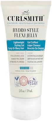 Curlsmith - Hydro Style Flexi-Jelly - Vegan Defining Gel for Wavy, Curly or Coily Hair (2 fl oz) Curlsmith