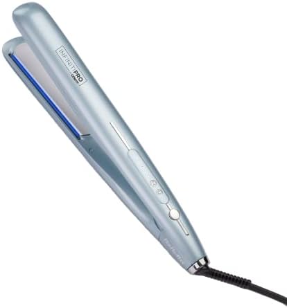 INFINITIPRO BY CONAIR Smoothwrap Dual Ion Flat Iron Hair Straightener, More Volume - Less Frizz Conair