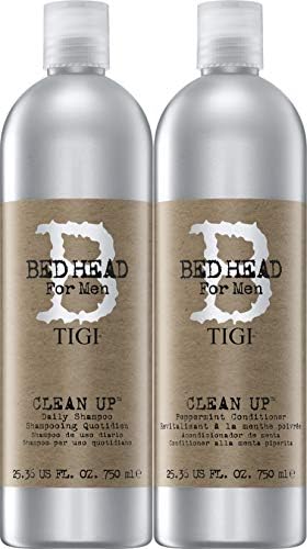 Tigi Bed Head Men Clean Up Shampoo & Conditioner DUO Pack, 25.36-ounce Each Tigi