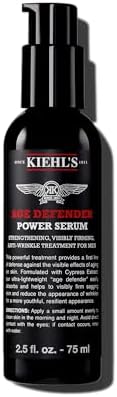 Kiehl's Age Defender Power Face Serum, Anti-Aging Firming Facial Serum for Men, Reduces Look of Fine Lines & Wrinkles, Quick-Absorbing, Lightweight, with Cypress Extract & Adenosine - 2.5 fl oz Kiehl's