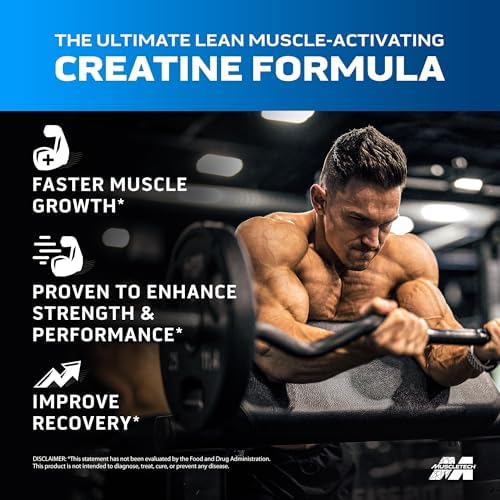 Creatine Monohydrate Powder MuscleTech Cell-Tech Creatine Powder Post Workout Recovery Drink Muscle Builder for Men & Women Musclebuilding Supplements Tropical Citrus Punch, 3 lbs (27 Serv) Muscletech