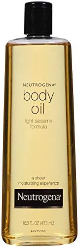 Neutrogena Body Oil, Light Sesame Formula, 16 Ounce (Pack of 2) Neutrogena