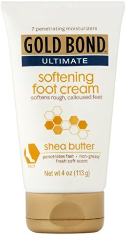 Gold Bond Ultimate Softening Foot Cream With Shea Butter - 4 Ounce Pack of 3 Gold Bond