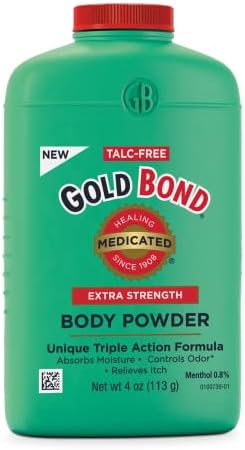 Gold Bond Xstr Pwd Size 4z Gold Bond Extra Strength Medicated Body Powder Triple Action Relief Gold Bond