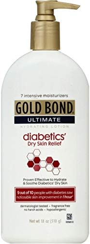 Gold Bond Ultimate Hydrating Lotion, Diabetics Dry Skin Relief 18 oz (Pack of 2) Gold Bond