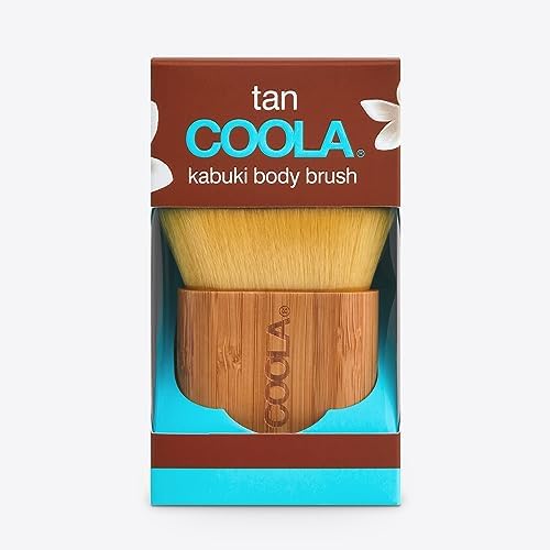 COOLA Sunless Self Tanner Kabuki Body Brush, Self Tan Applicator for Organic Sunless Tanning Lotion Coola