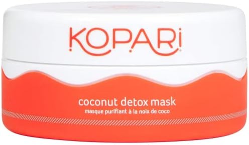 Kopari Coconut Detox Mask- Clay Mask Made With Superfoods, Green Tea, Probiotics, Coconut Oil And More to Remove Impurities and Replenish Skin | 2.0 oz Kopari