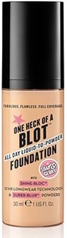 Soap And Glory One Heck Of A Blot All Day Liquid-To-Powder Foundation For Oily Skin - Happy Medium 30ml Soap & Glory