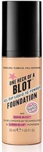 Soap And Glory One Heck Of A Blot All Day Liquid-To-Powder Foundation For Oily Skin - Cool Sand 30ml Soap & Glory