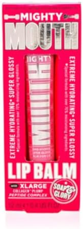 Soap & Glory Mighty Mouth(TM) Extreme Hydrating Super Glossy Lip Balm 0.4 oz Soap & Glory