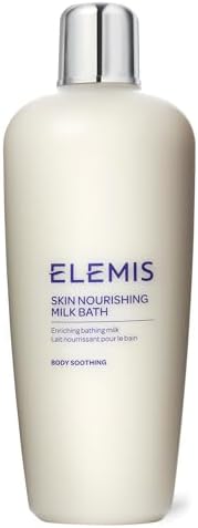 ELEMIS Skin Nourishing Milk Bath | Creamy Bathing Milk Enriches, Conditions and Softens Extra Dry Skin with Camellia Oil and Oat Extract | 400 mL Elemis