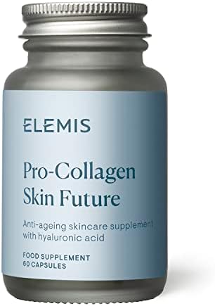 ELEMIS Pro-Collagen Skin Future Supplements, Daily Ingestible Reduces the Look of Fine Lines & Wrinkles, Supports Hydration & Elasticity, 60 Capsules Elemis