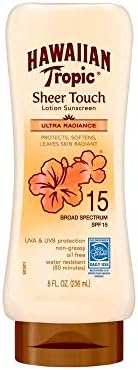 Hawaiian Tropic Sheer Touch Lotion Sunscreen SPF 15 - 8 oz, Pack of 6 Hawaiian Tropic