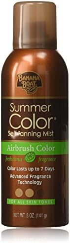 Banana Boat Summer Color, Self Tanning Mist, Airbrush, 5 Oz Banana Boat