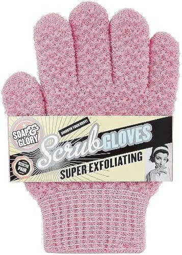 Soap And Glory Super Exfoliating Scrub Gloves Smooth Your Body! One Size Soap & Glory