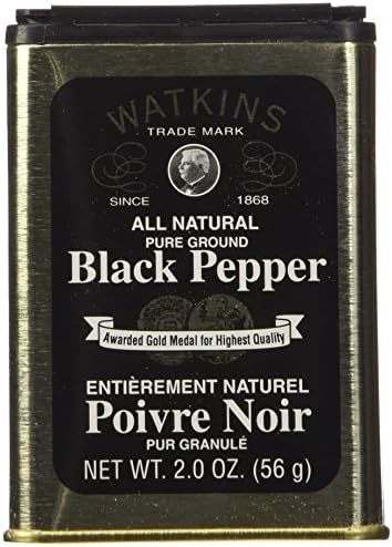 Watkins Ground Black Pepper, 2 Ounces J.R. Watkins