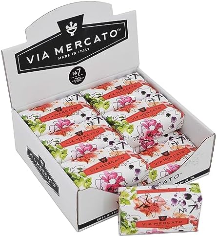 Pre de Provence Via Mercato Italian Soap Bar (200g), No. 7 - Peach, Fig Blossom and Rose CASE OF 12 Pré de Provence