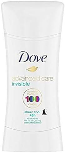 Dove Advanced Care Invisible Antiperspirant, Sheer Cool, 2.6 oz (Pack of 2) Dove