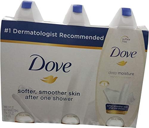 Dove Deep Moisture Body Wash (3/ 24 Oz Net Wt 72 Oz),, () Dove