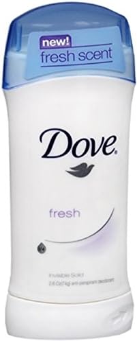 Dove Anti-Perspirant Deodorant Invisible Solid Fresh 2.60 oz (Pack of 4) Dove